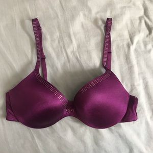 purple bra